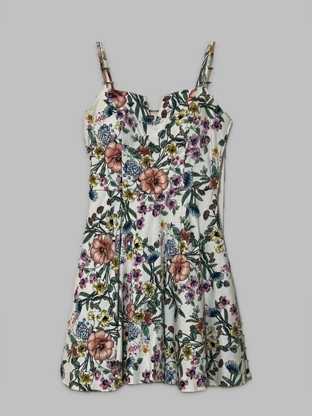 Floral Sundress with Spaghetti Straps